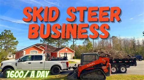 how to start a skid steer business|skid steer work needed.